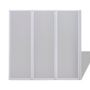 Voir la diapositive 3 : VIDAXL Pare baignoire a 3 volets retractables 141 x 132 cm