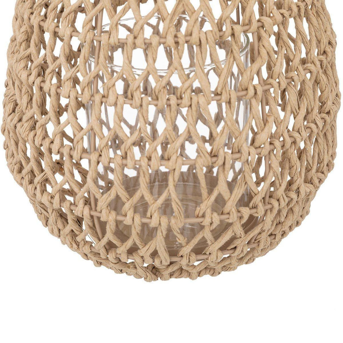 ATMOSPHERA Photophore Design en Métal  Etel  23cm Beige