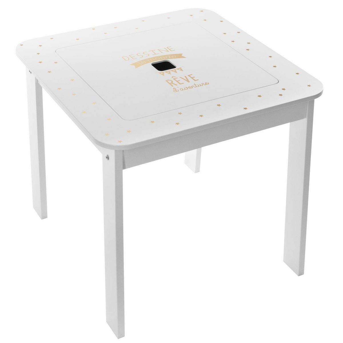 Atmosphera Kids Table bureau avec tabourets enfant Douceur