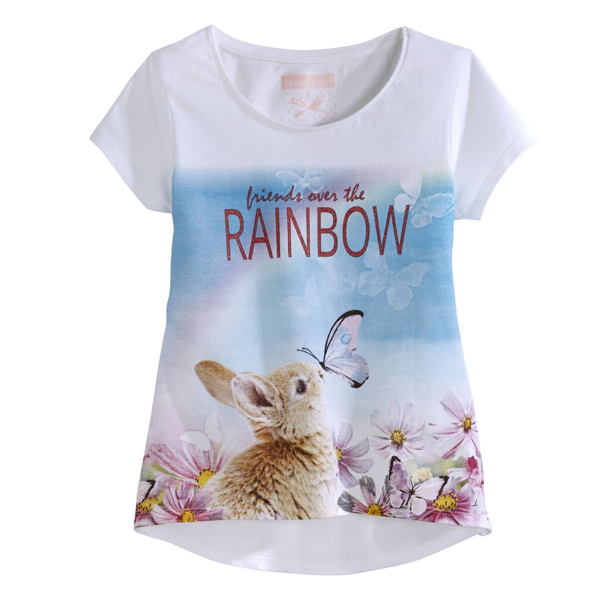 IN EXTENSO Tee shirt manches courtes fille