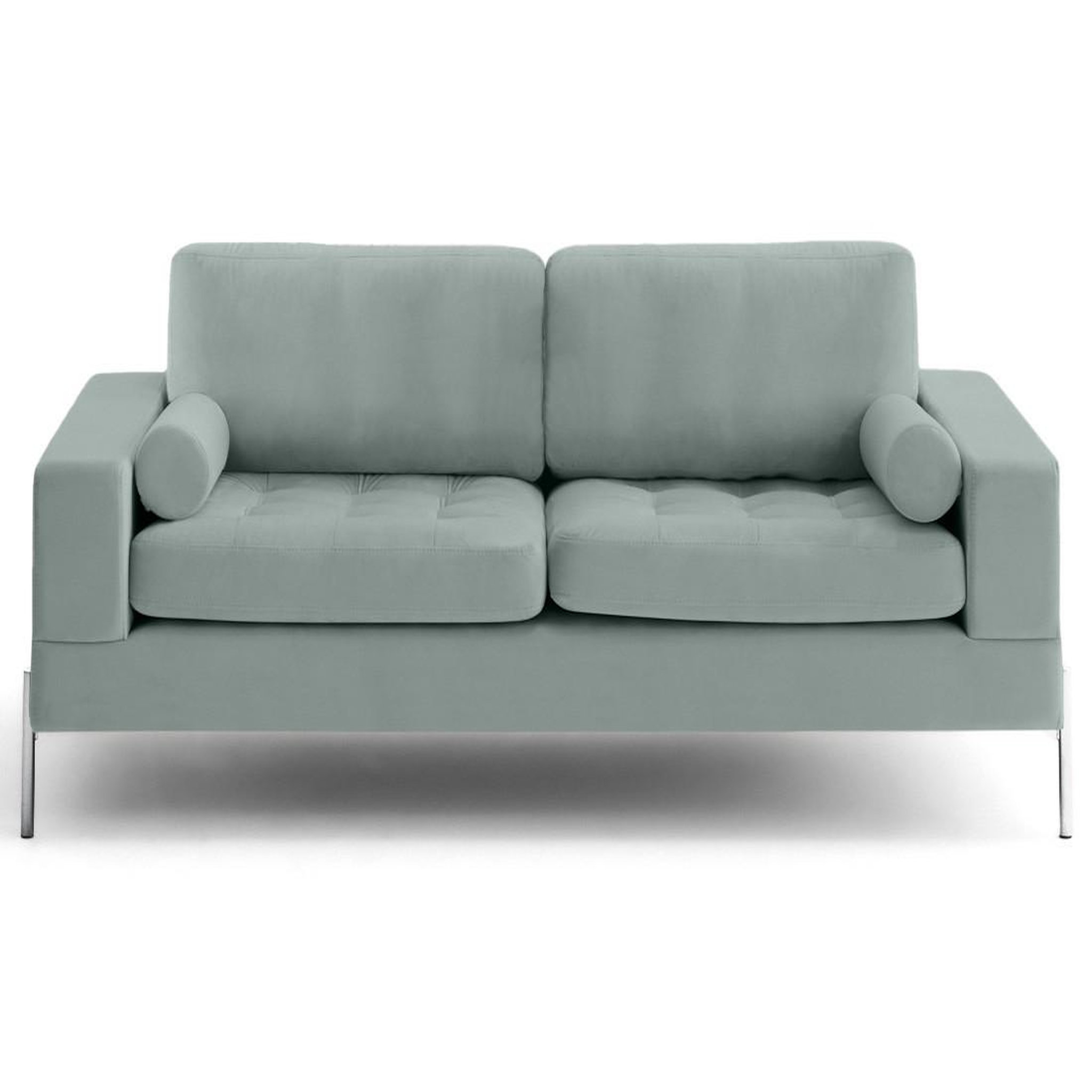 Voir la diapositive 1 : LISA DESIGN Isaure - canapé droit 3 places en velours