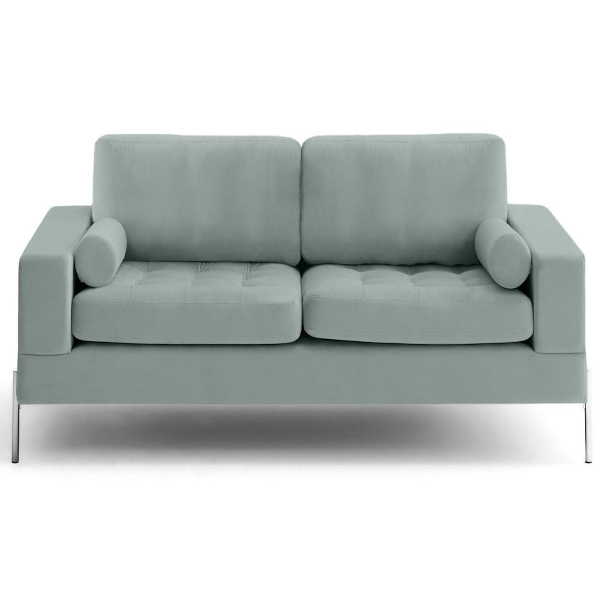 LISA DESIGN Isaure - canapé droit 3 places en velours