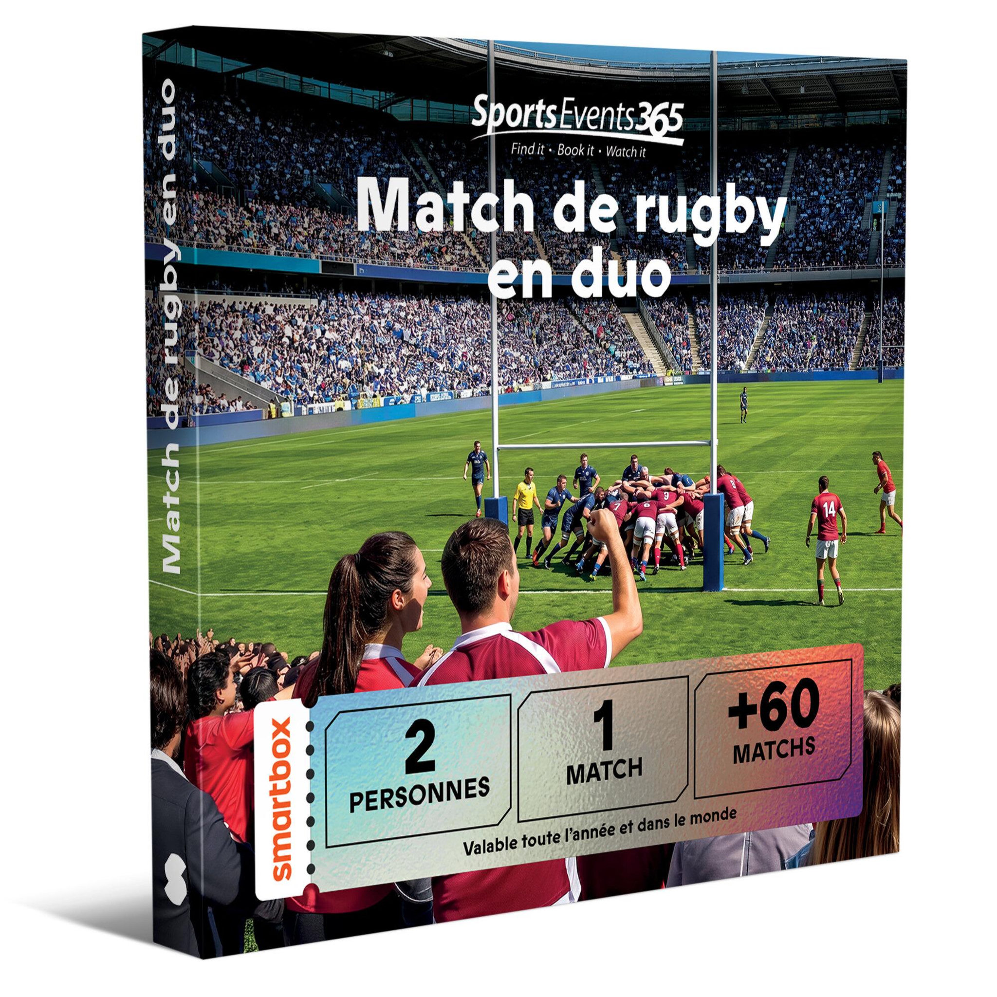 Smartbox Match de rugby en duo - Coffret Cadeau Sport & Aventure