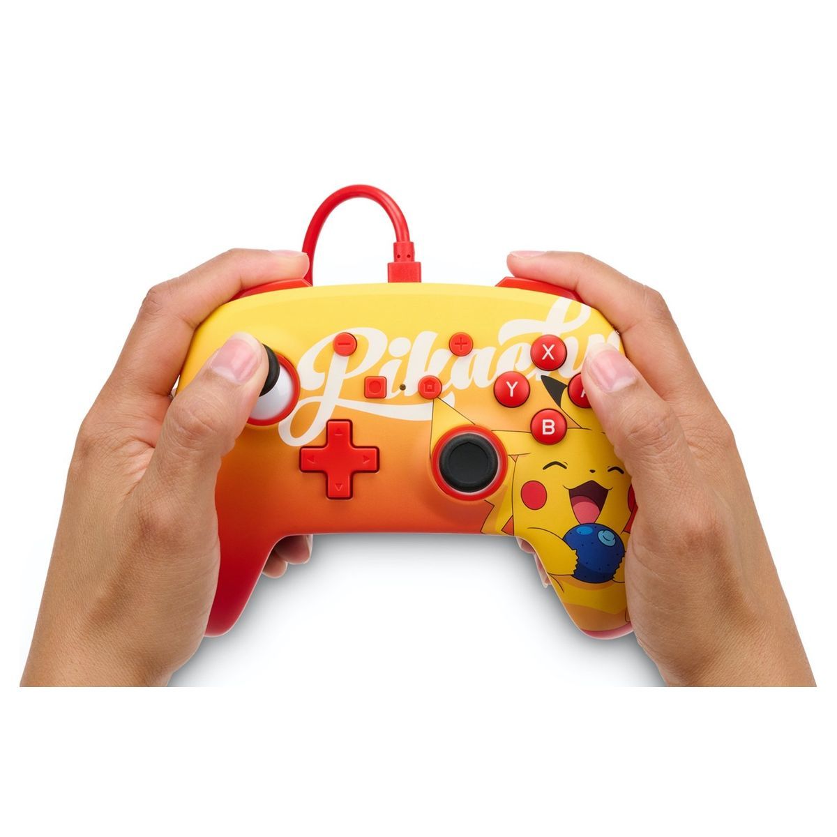 POWER A Manette Filaire Pikachu Happy Pokémon Nintendo Switch