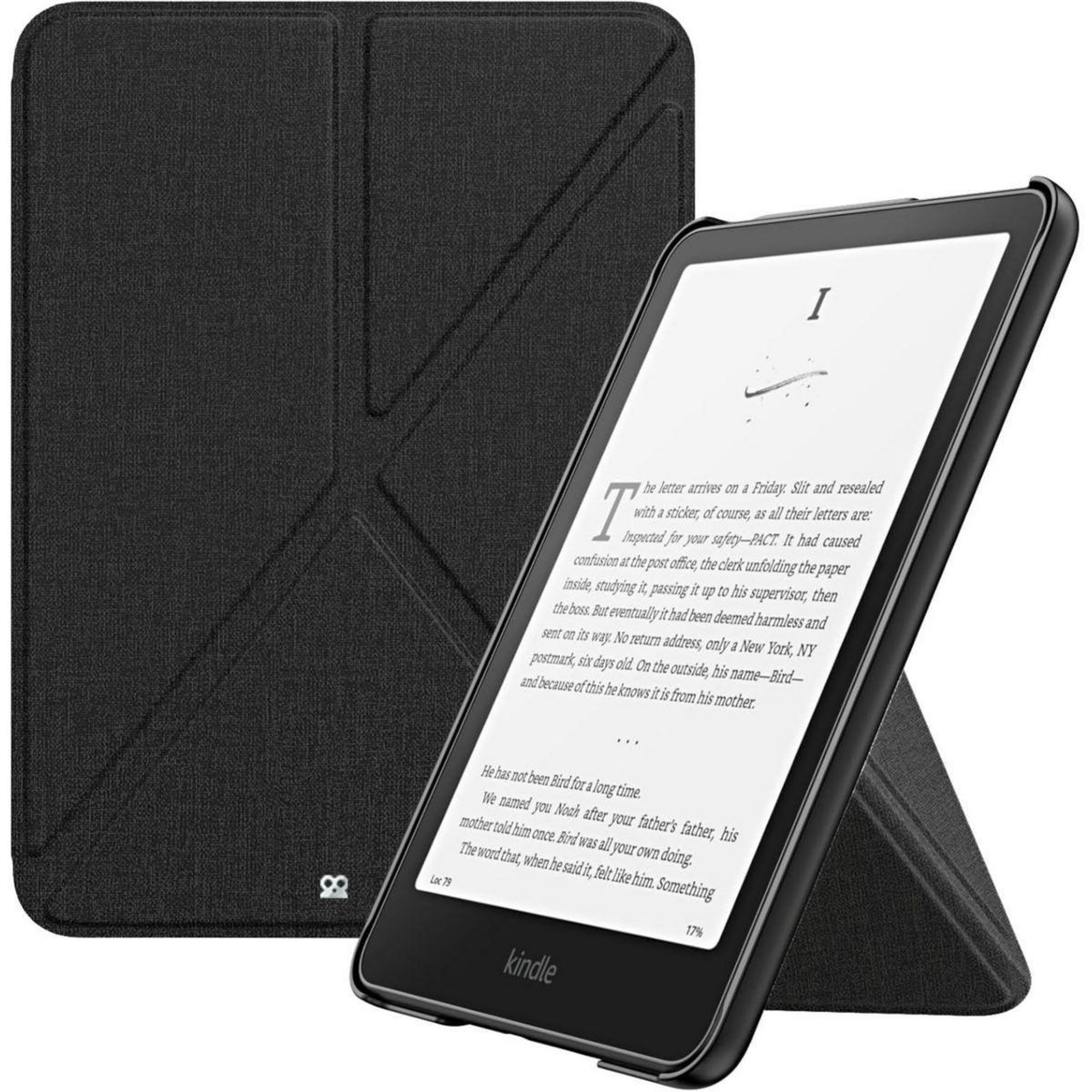 IBROZ Etui Origami Kindle Paperwhite - 2024 noir