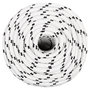 Voir la diapositive 2 : VIDAXL Corde de bateau tresse Blanc 14 mmx25 m Polyester