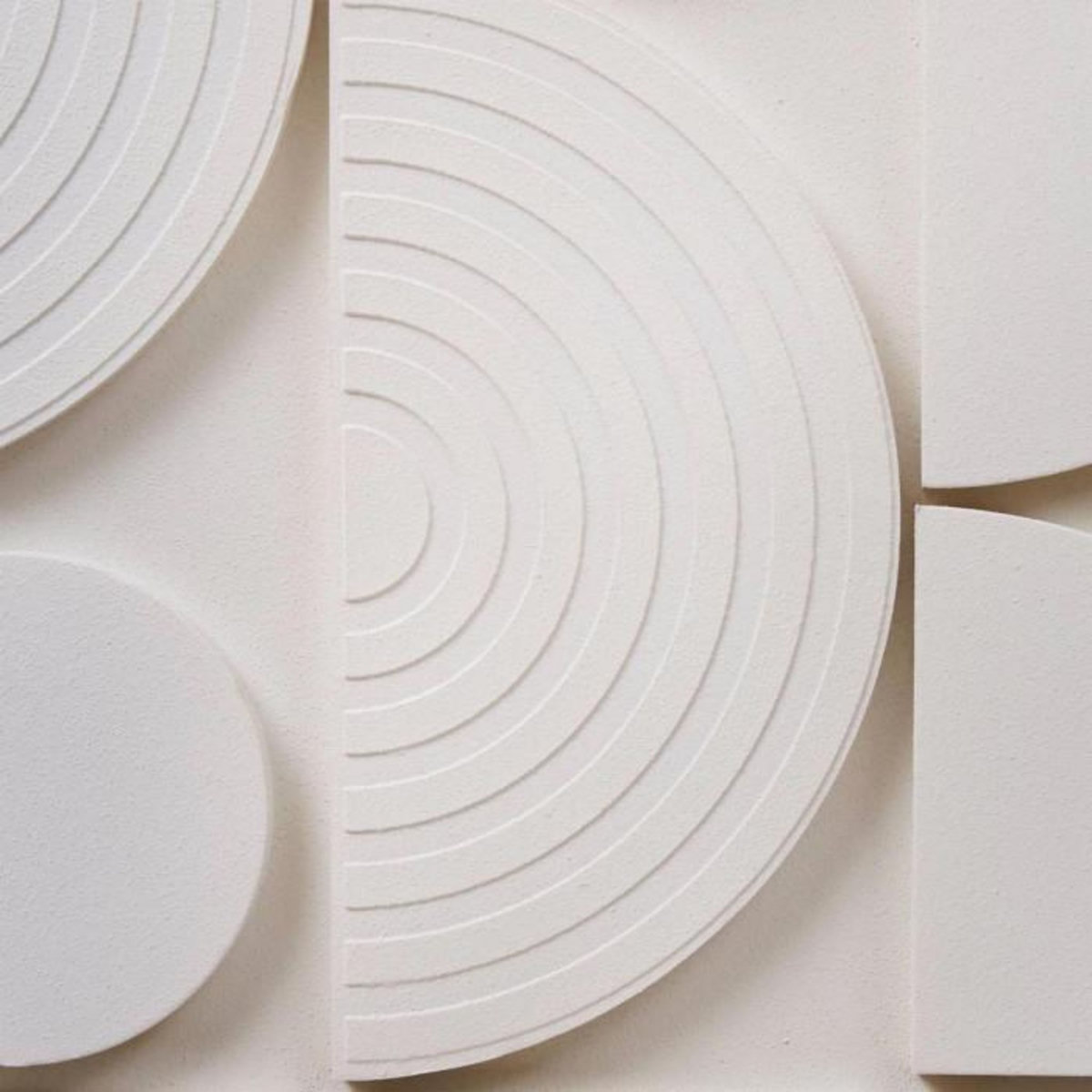 ATMOSPHERA Toile Déco 3D  Catalina  60x60cm Blanc