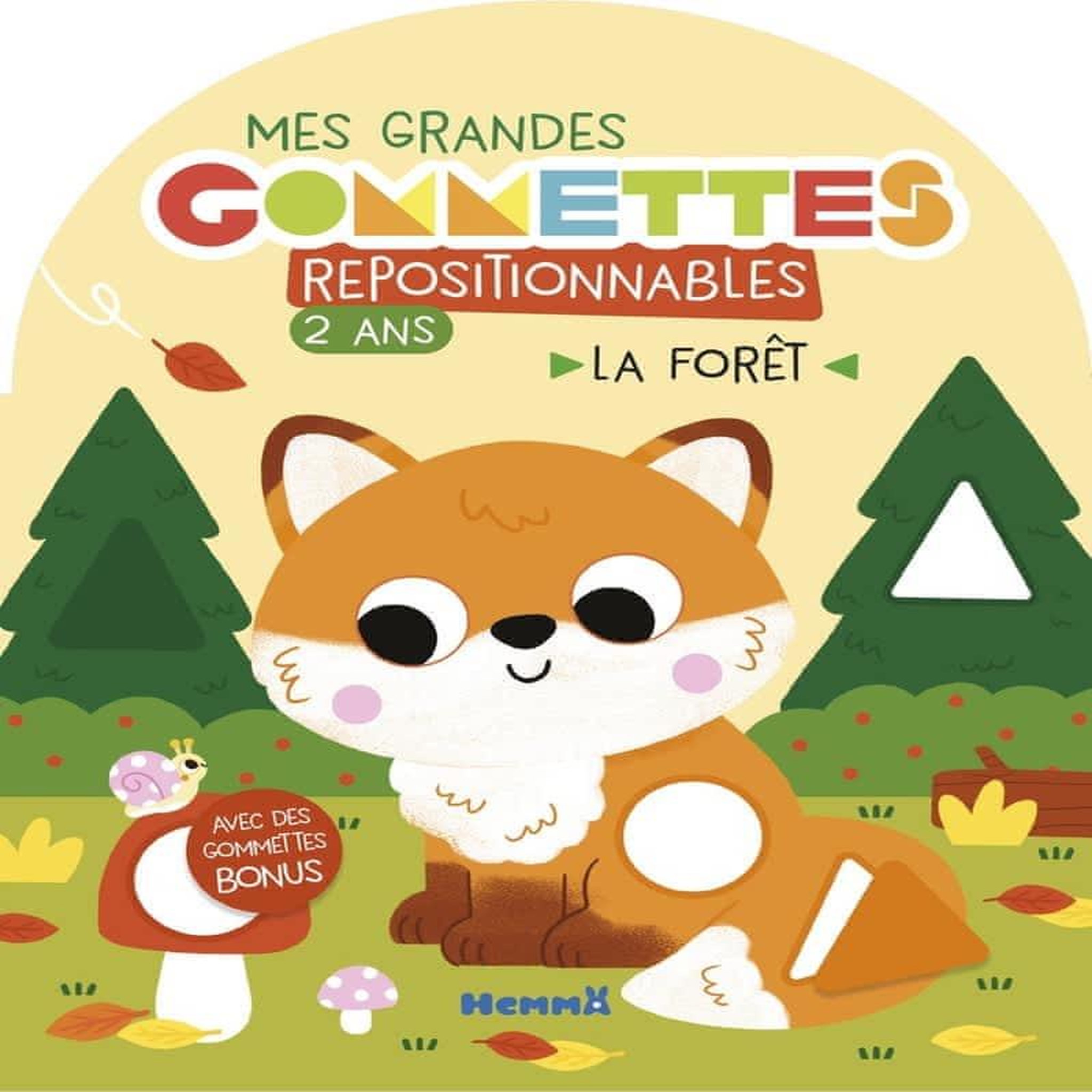 MES GRANDES GOMMETTES REPOSITIONNABLES LA FORET. AVEC DES GOMMETTES BONUS, Vautier Vanessa