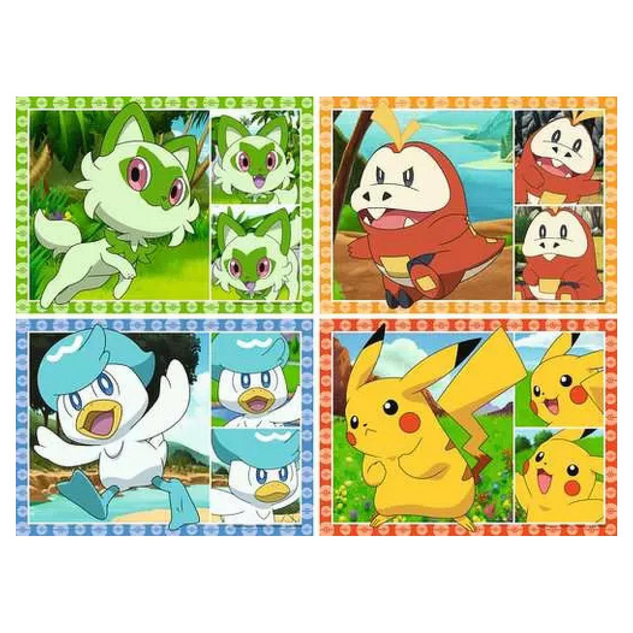 Voir la diapositive 2 : RAVENSBURGER Puzzle 4x35 pieces - Speedy puzzle Pokemon