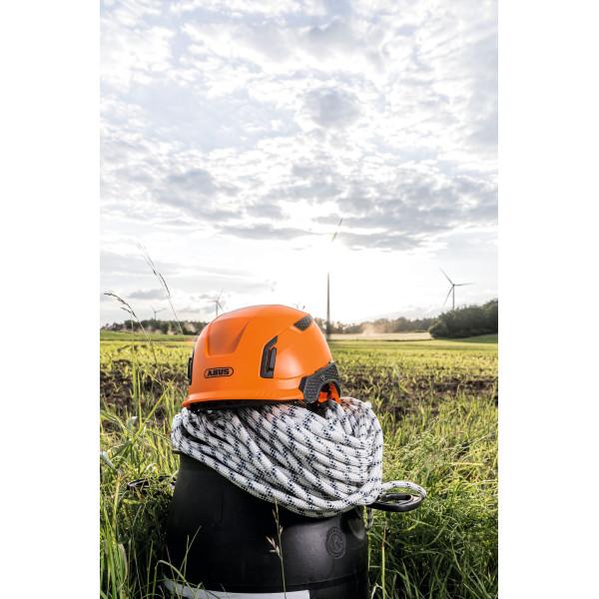 Voir la diapositive 5 : ABUS Casque de protection industrielle - abus - spector - orange