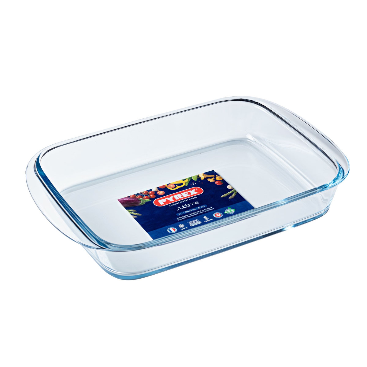 PYREX Plat à four en verre rectangulaire