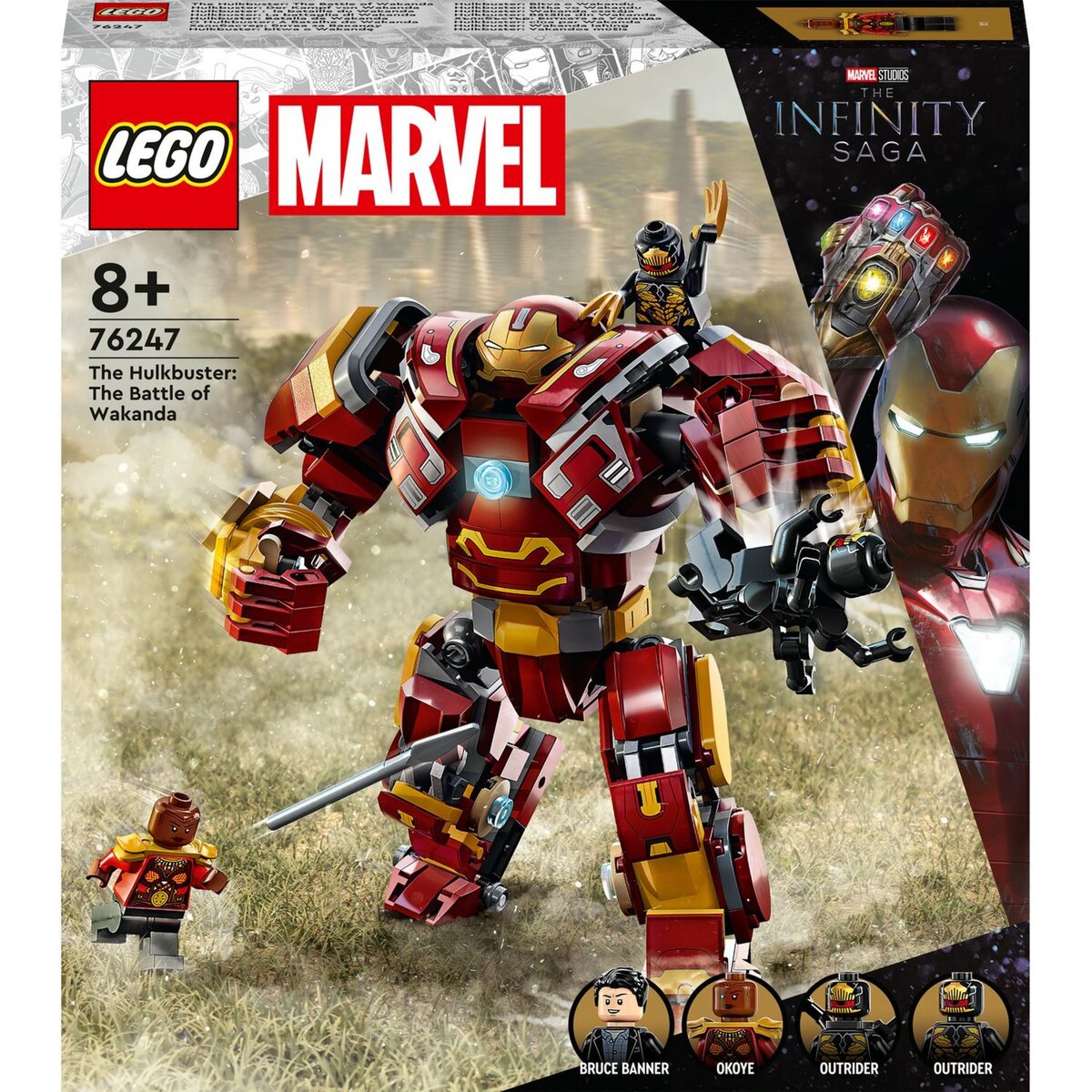 LEGO 76191 Marvel Le Gant de l'infini: Modèle Thanos à Construire