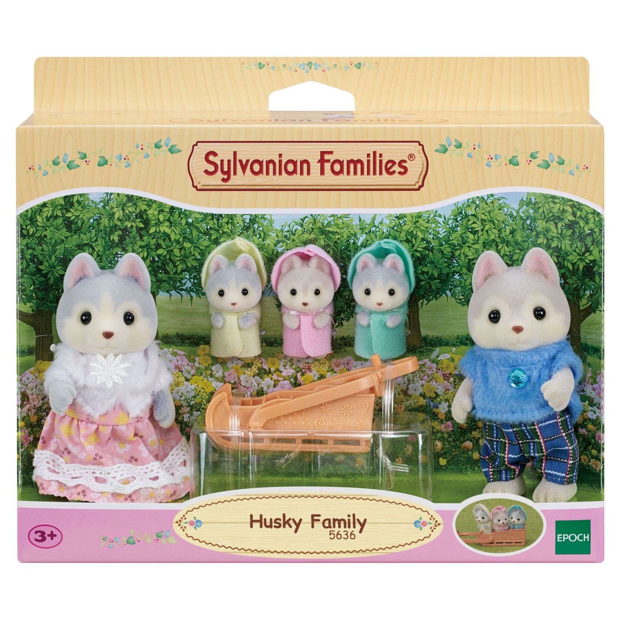 Epoch d'Enfance La famille Husky Sylvanian