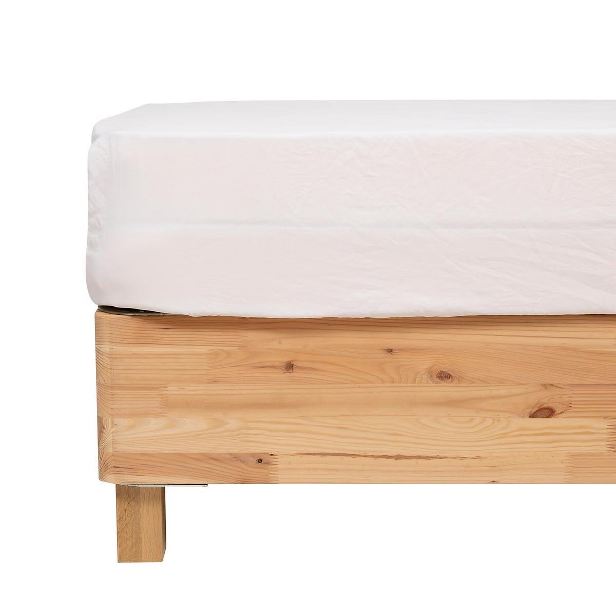 Voir la diapositive 2 : ATMOSPHERA Drap housse en microfibre  priscia  160x200cm blanc