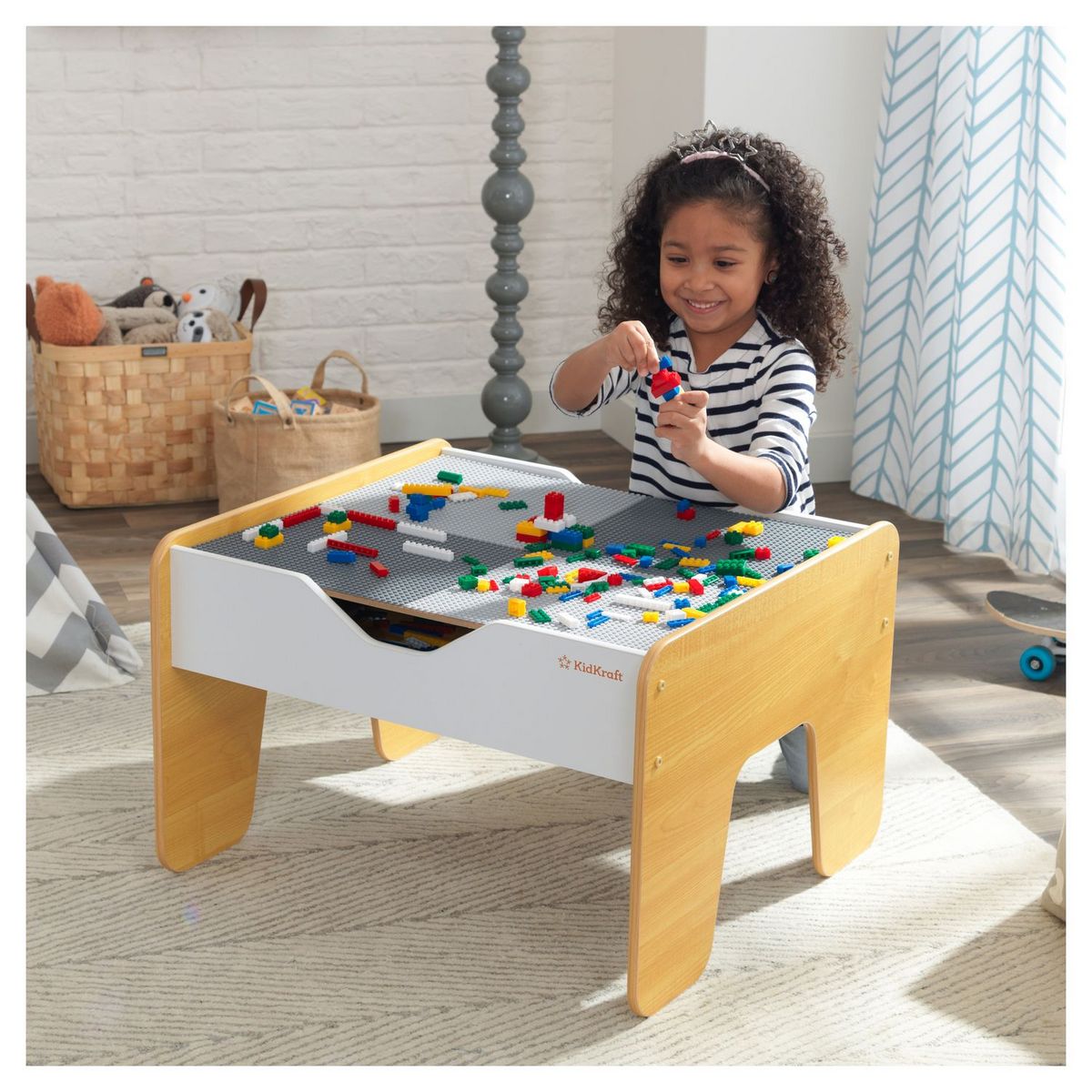 Kidkraft Table d'activités 2 en 1 avec accessoires