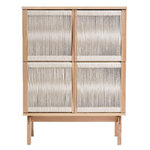 Paris Prix Vaisselier Design 4 Portes  Lilla  122cm Naturel