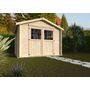Voir la diapositive 1 : Abri chalet de jardin bois -  7.42m² - VALODEAL