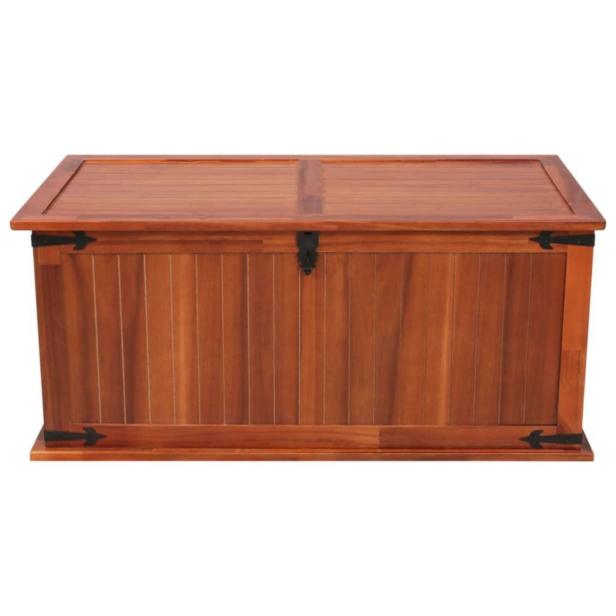 VIDAXL Coffre de rangement 79x34x32 cm Bois d'acacia solide