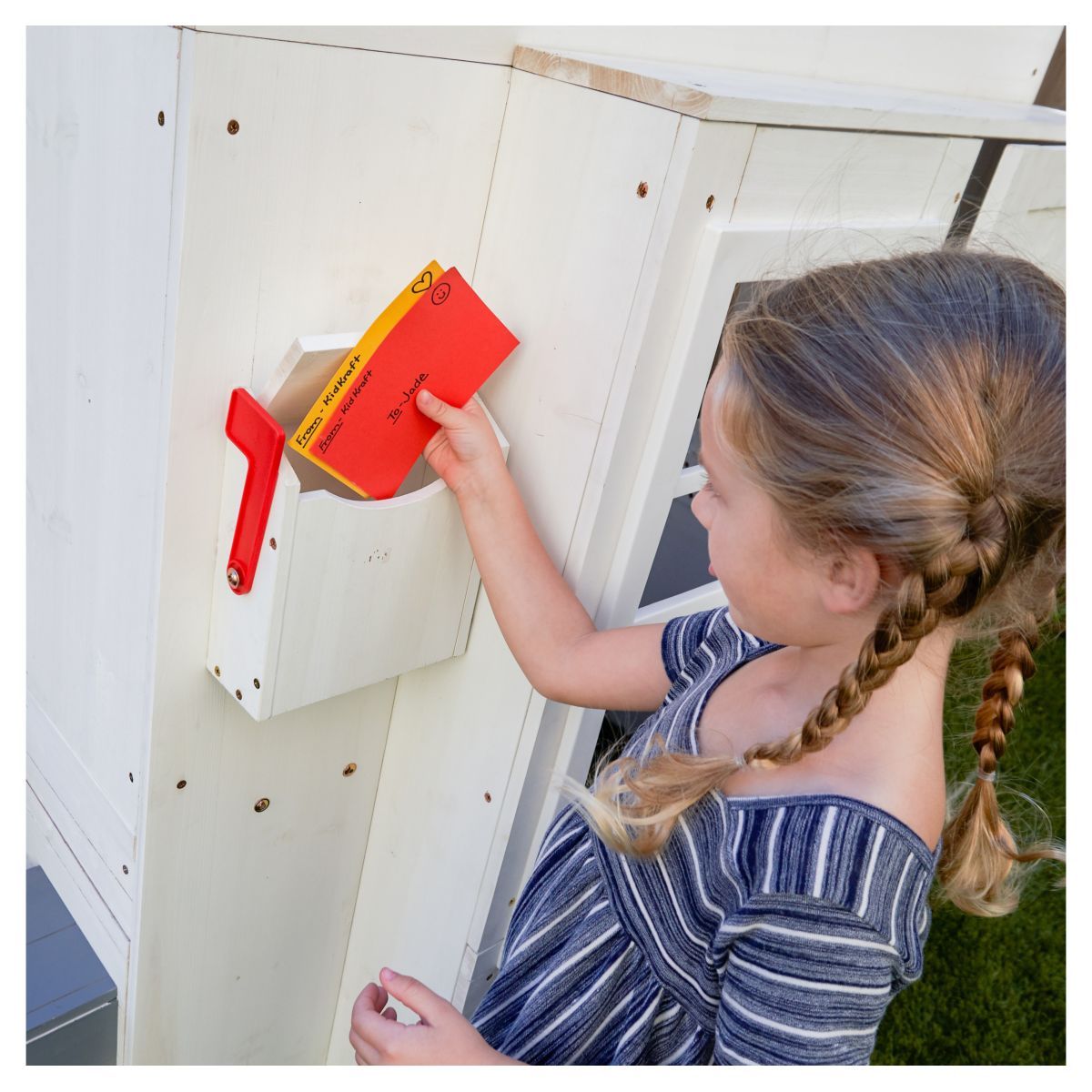 Kidkraft Maisonnette en bois enfant blanche MODERN