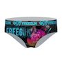 Voir la diapositive 4 : FREEGUN Lot de 4 culottes fille imprimé Origami