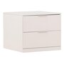 Voir la diapositive 1 : Paris Prix Table de Chevet 2 Tiroirs  Nice  52cm Beige