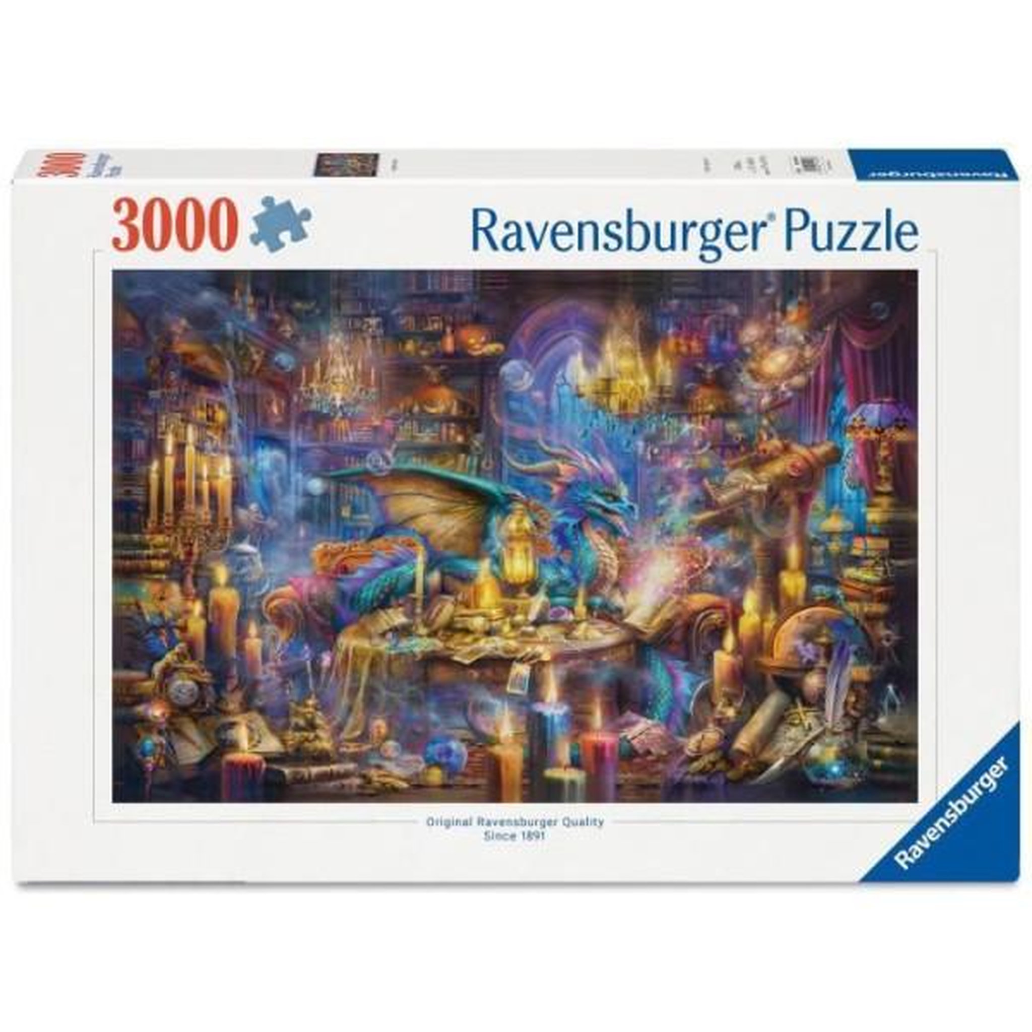 RAVENSBURGER Puzzle 3000 p la bibliotheque des savoirs enchantés