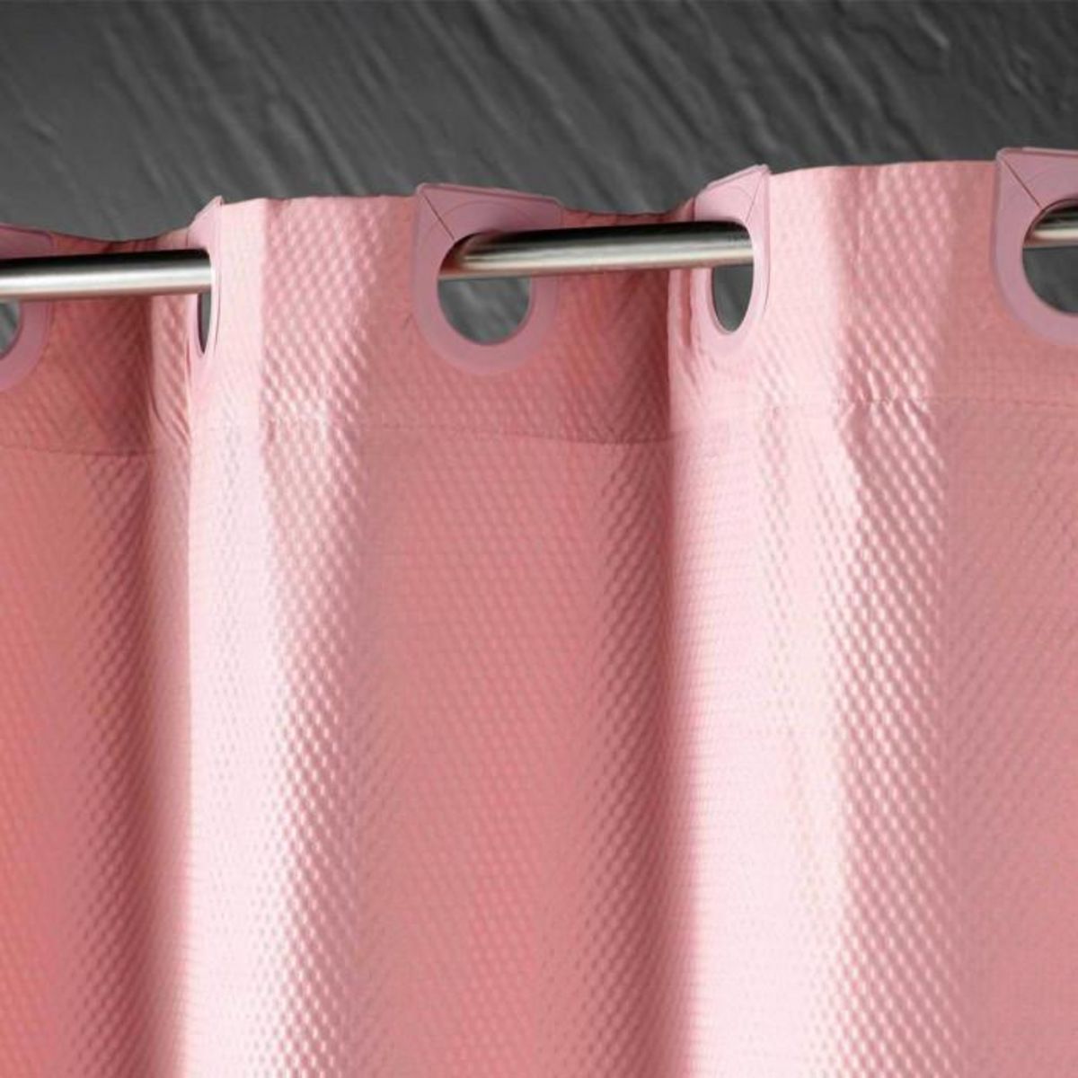 Paris Prix Rideau de Douche  Dotty  180x200cm Rose Poudré