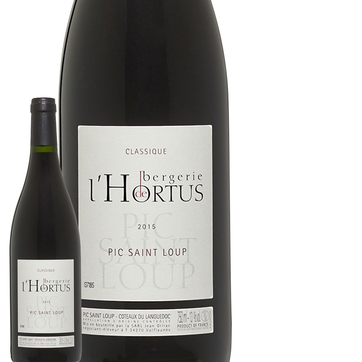 Domaine de l'Hortus Pic Saint-Loup Classique Rouge 2015