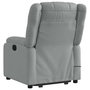 Voir la diapositive 5 : VIDAXL Fauteuil inclinable de massage electrique Gris clair Tissu