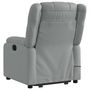 Voir la diapositive 5 : VIDAXL Fauteuil inclinable de massage electrique Gris clair Tissu