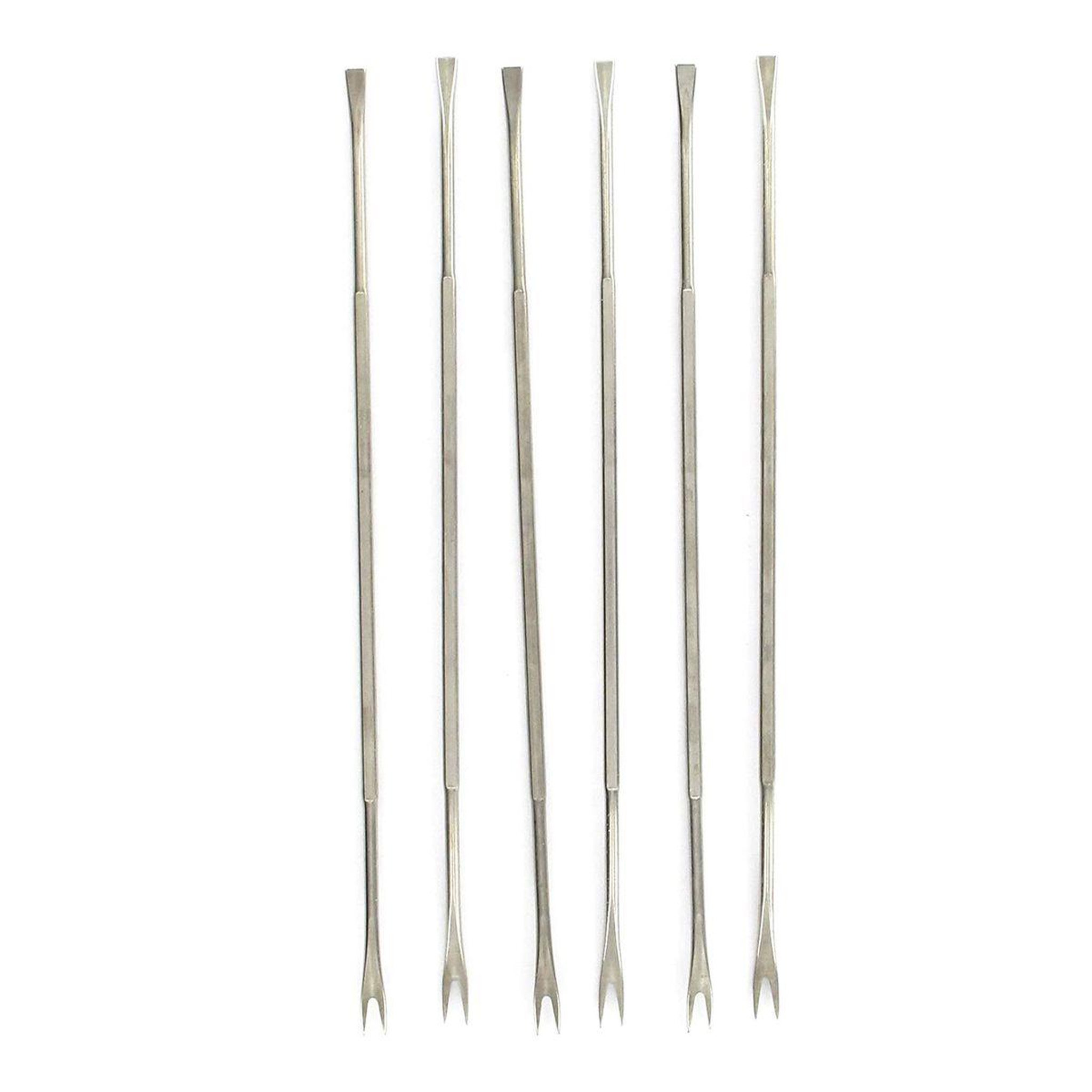Fackelmann Lot de 6 fourchettes à crustacé en acier inoxydable 18,5 cm fackelmann