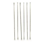 Fackelmann Lot de 6 fourchettes à crustacé en acier inoxydable 18,5 cm Fackelmann