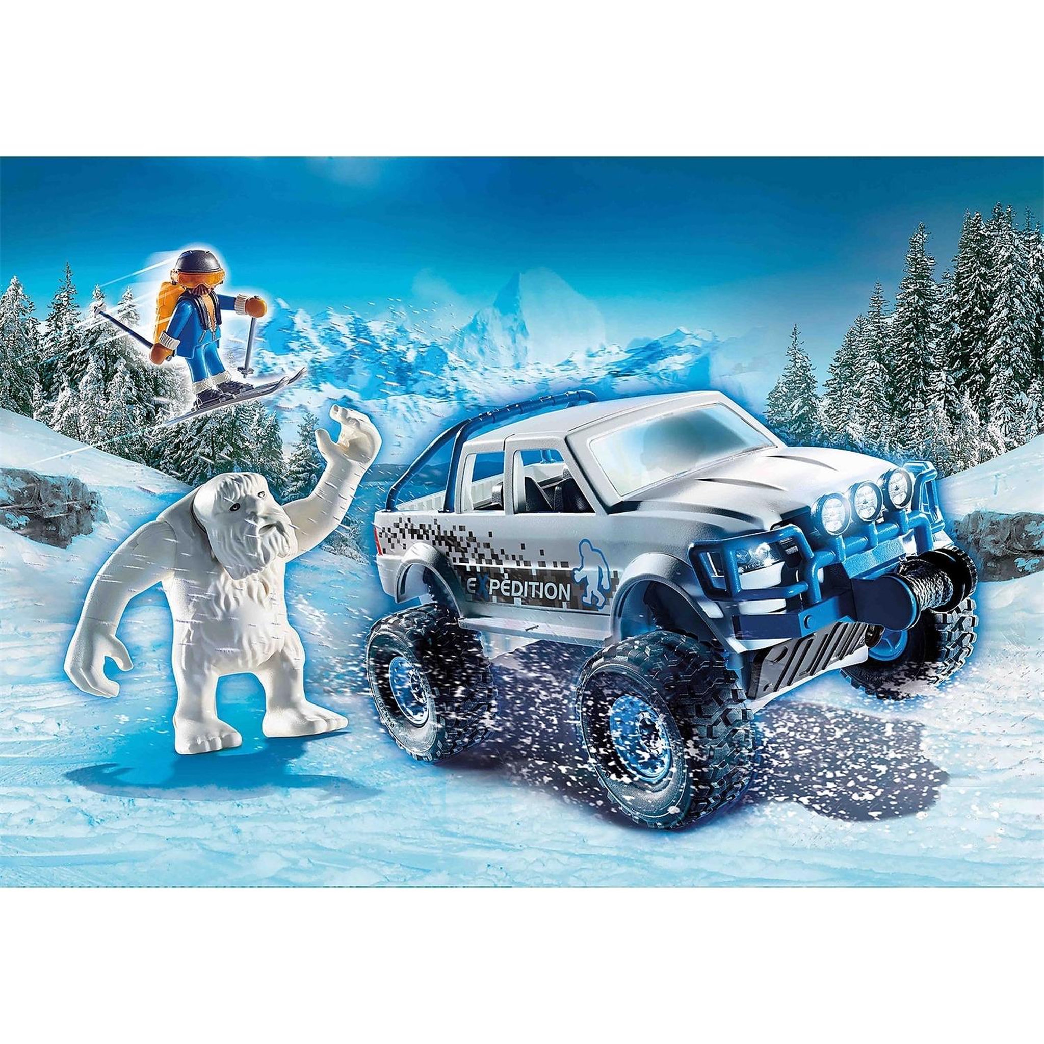 Voir la diapositive 2 : PLAYMOBIL Snow Beast Expedition - Expédition de la Bête des Neiges