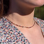Voir la diapositive 2 : SLOYA Collier Paloma en pierres Tourmaline