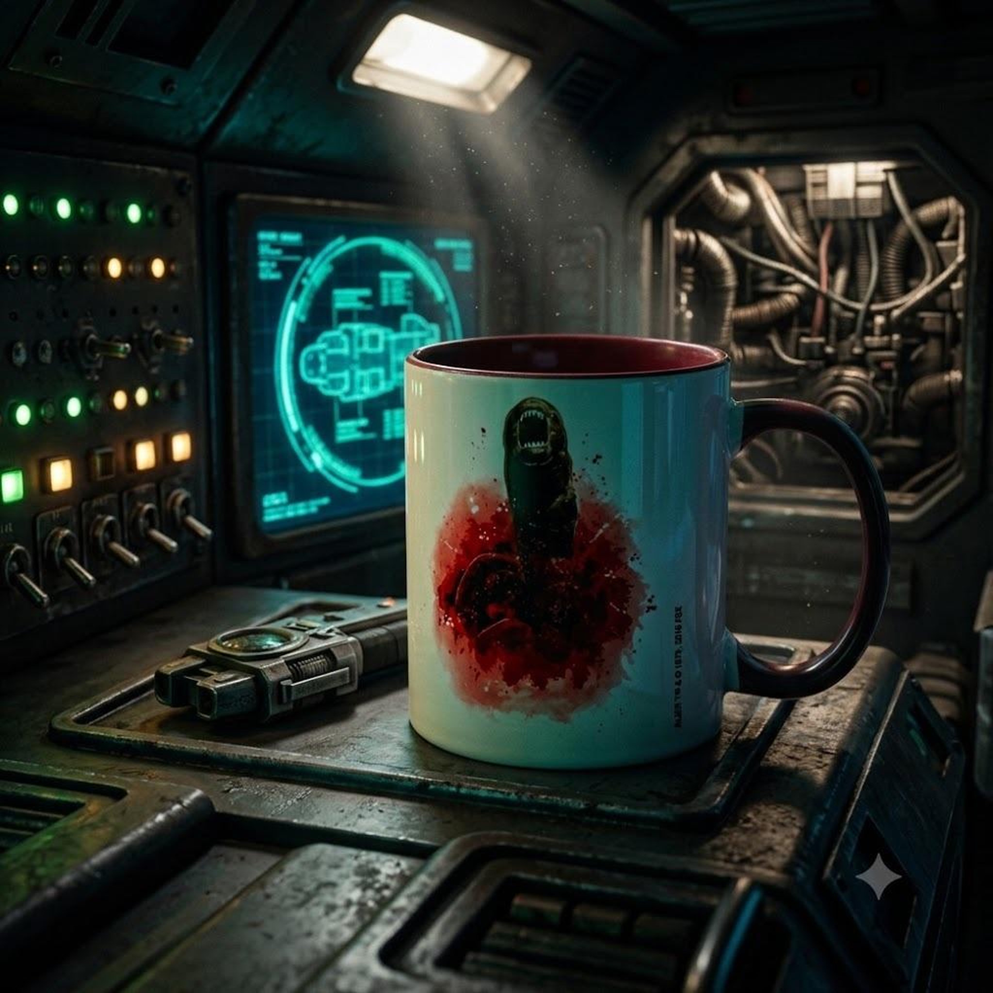 Voir la diapositive 3 : Eden Mug alien 330 ml en céramique design et moderne