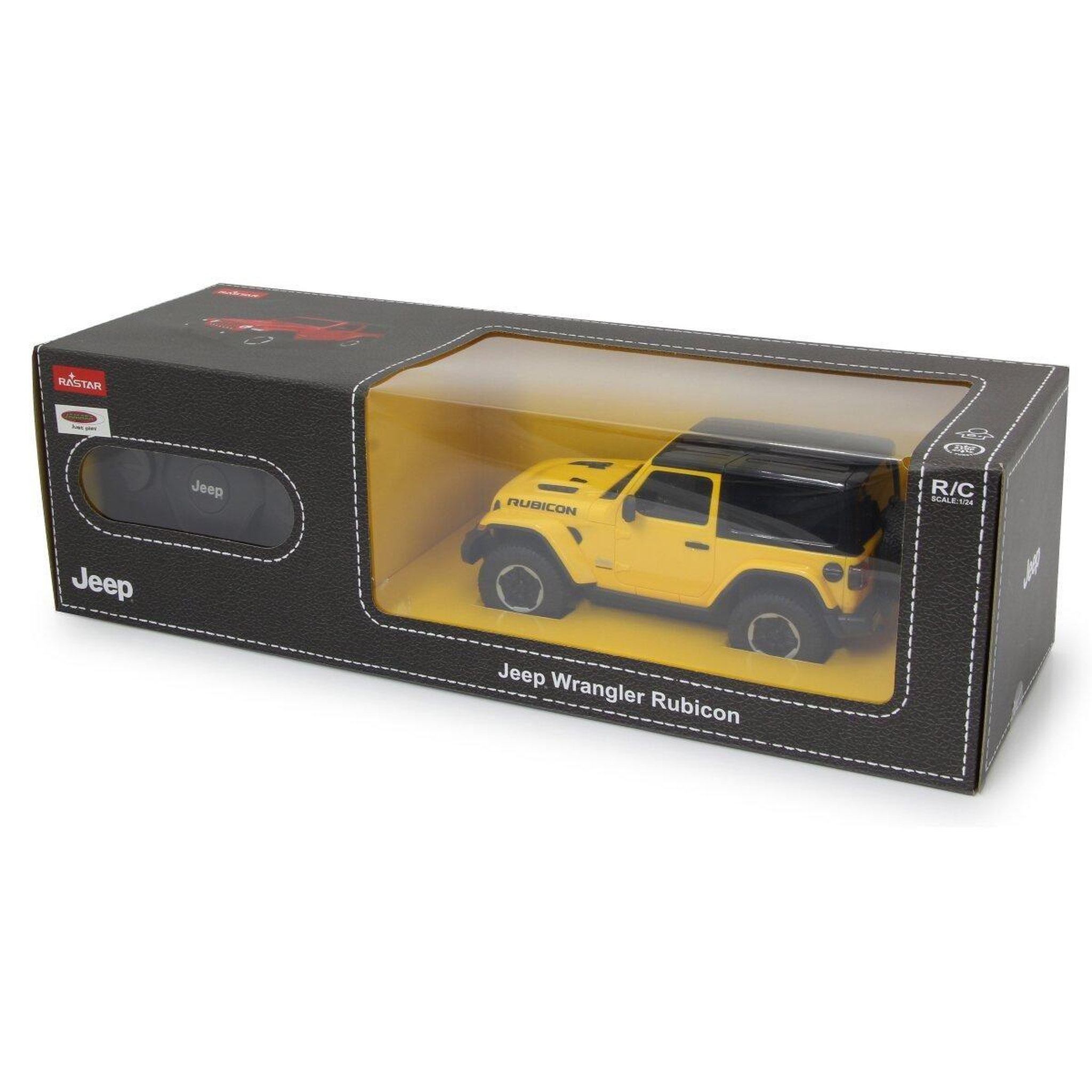 Voir la diapositive 3 : Jamara Voiture télécommandée jeep wrangler jl 1:24 jaune 2,4ghz