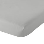 DODO Drap housse Influence Percale Pierre. Coloris disponibles : Gris