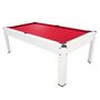 Voir la diapositive 2 : PLAY4FUN Billard Américain HARMONY 6Ft - 206,5 x 116,5 x 80 cm avec accessoires - Couleur Ivoire