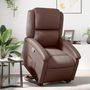 Voir la diapositive 1 : VIDAXL Fauteuil inclinable marron similicuir