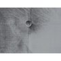 Voir la diapositive 2 : Paris Prix Tête de Lit Capitonnée en Velours  Amor  160cm Argent