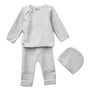 Voir la diapositive 2 : La Manufacture de Layette Pantalon de naissance en coton bébé garçon