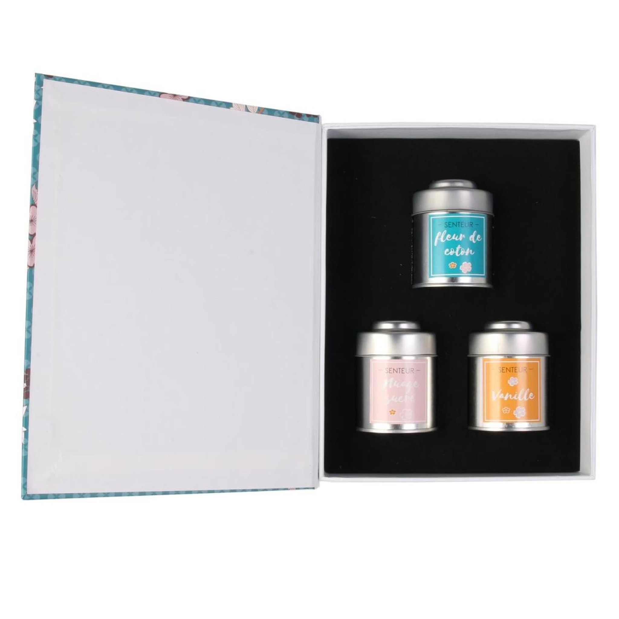 Voir la diapositive 4 : The Home Deco Factory Coffret 3 bougies parfumées  sweet  60g multicolore