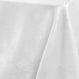 Voir la diapositive 2 : Paris Prix Nappe Jacquard Imprimé  Flocons  140x240cm Blanc