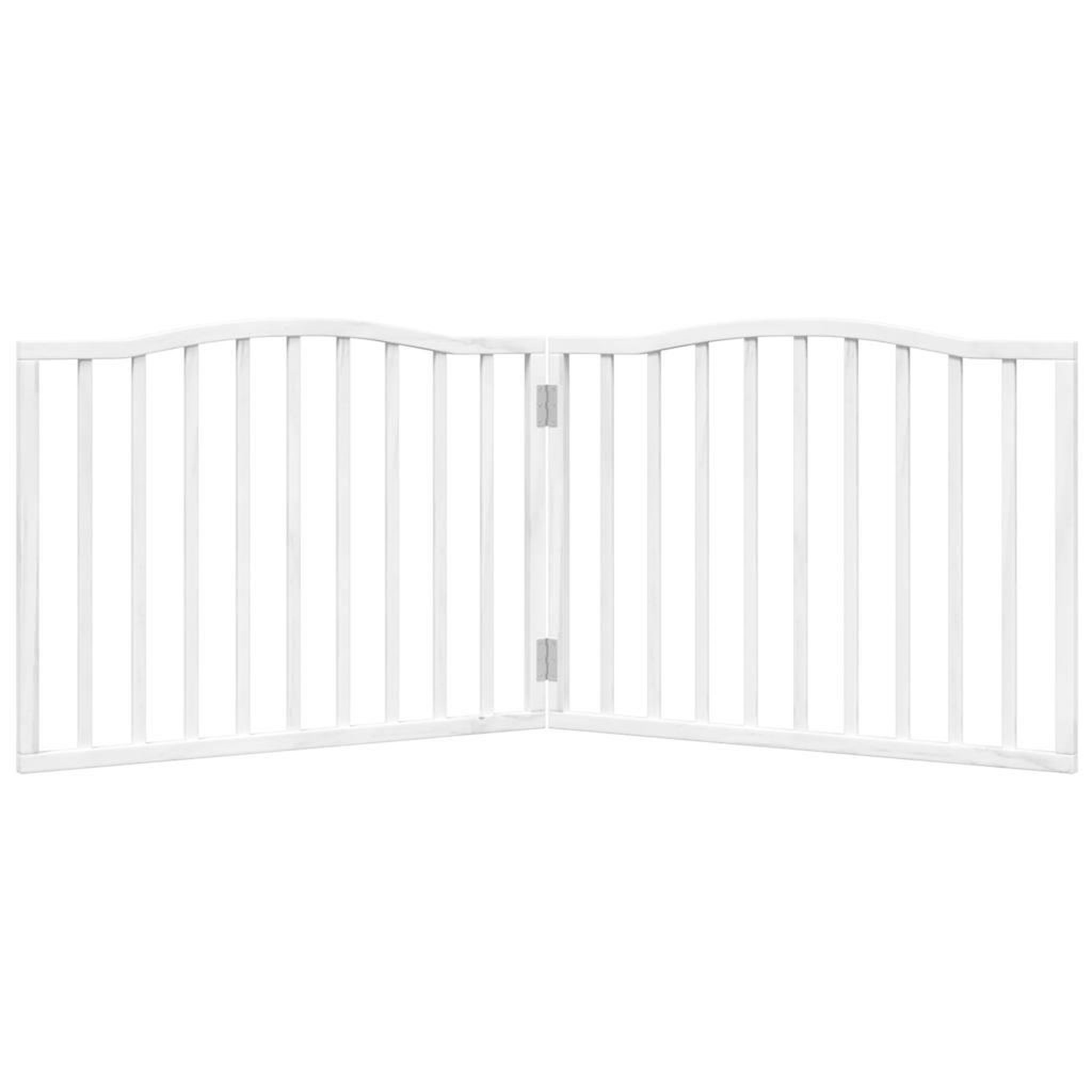 Voir la diapositive 4 : VIDAXL Barriere pour chien pliable 2 panneaux 160 cm bois de peuplier