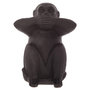 Voir la diapositive 4 : ATMOSPHERA Ensemble de 3 singes sagesse en résine 23 cm