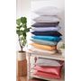 Voir la diapositive 2 : ACTUEL Taie d'oreiller unie en coton 57 fils - collection permanente