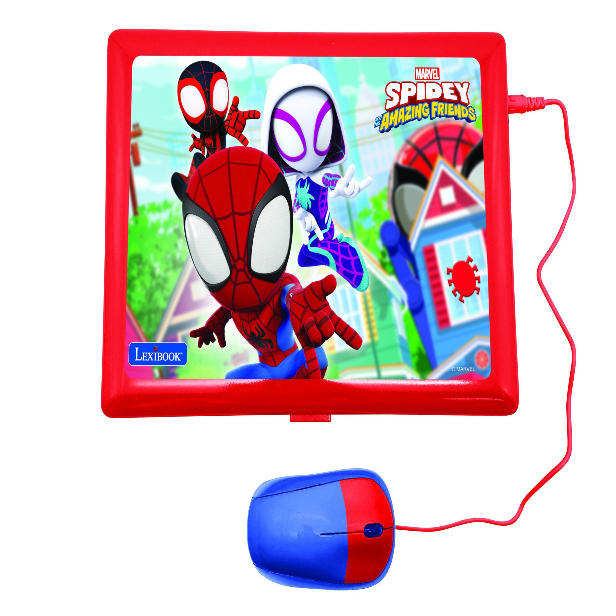 Voir la diapositive 2 : Lexibook Ordinateur portable éducatif bilingue Spidey and His Amanzing Friends (FR/EN)