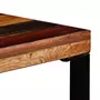 VIDAXL Table de bar Bois recycle solide 70 x 70 x 106 cm