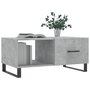 Voir la diapositive 3 : VIDAXL Table basse gris beton 90x50x40 cm bois d'ingenierie