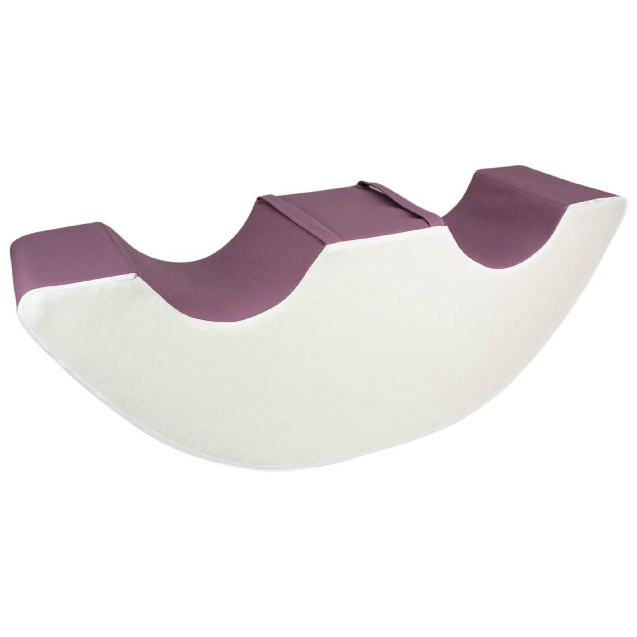 VELINDA Balancelle à bascule Bean Rocker Duo — blanc, gris, violet